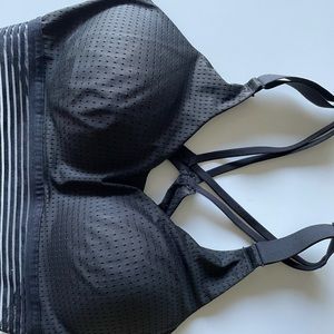 32DD VSX Black Sports Bra VS Lined High Support